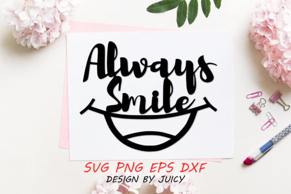 Always Smile, Smile Everyday: A Positive Embroidery Design for Real Projects