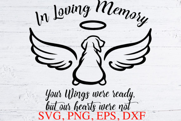 Angel Wings SVG Pet Dog Loss Cut File Review