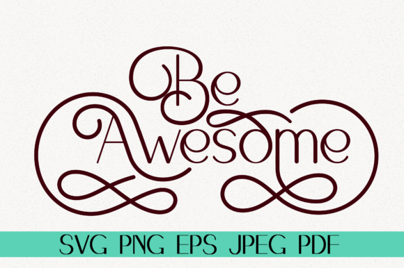 Be Awesome Lettering Embroidery Design Review