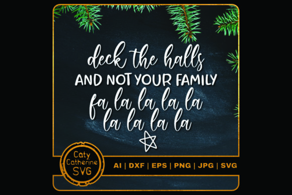 Deck the Halls and Not Your Family Embroidery Review