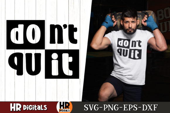 Don't Quit Motivational Saying Quote Review