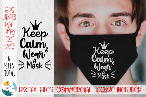 Keep Calm Wear a Mask Face Mask Quote Review