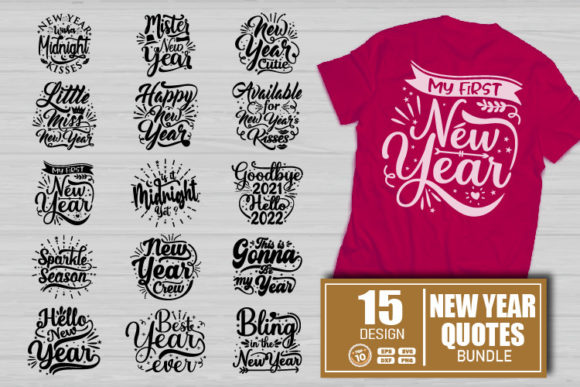 New Year Quotes SVG Bundle: A Fresh Embroidery Design for the Season