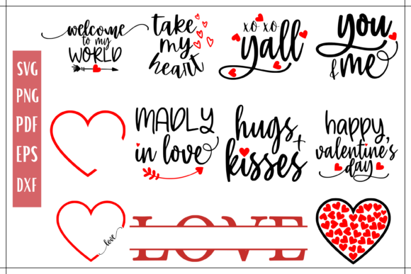 Valentines Day Quote Bundle - 11 Review for Real Projects